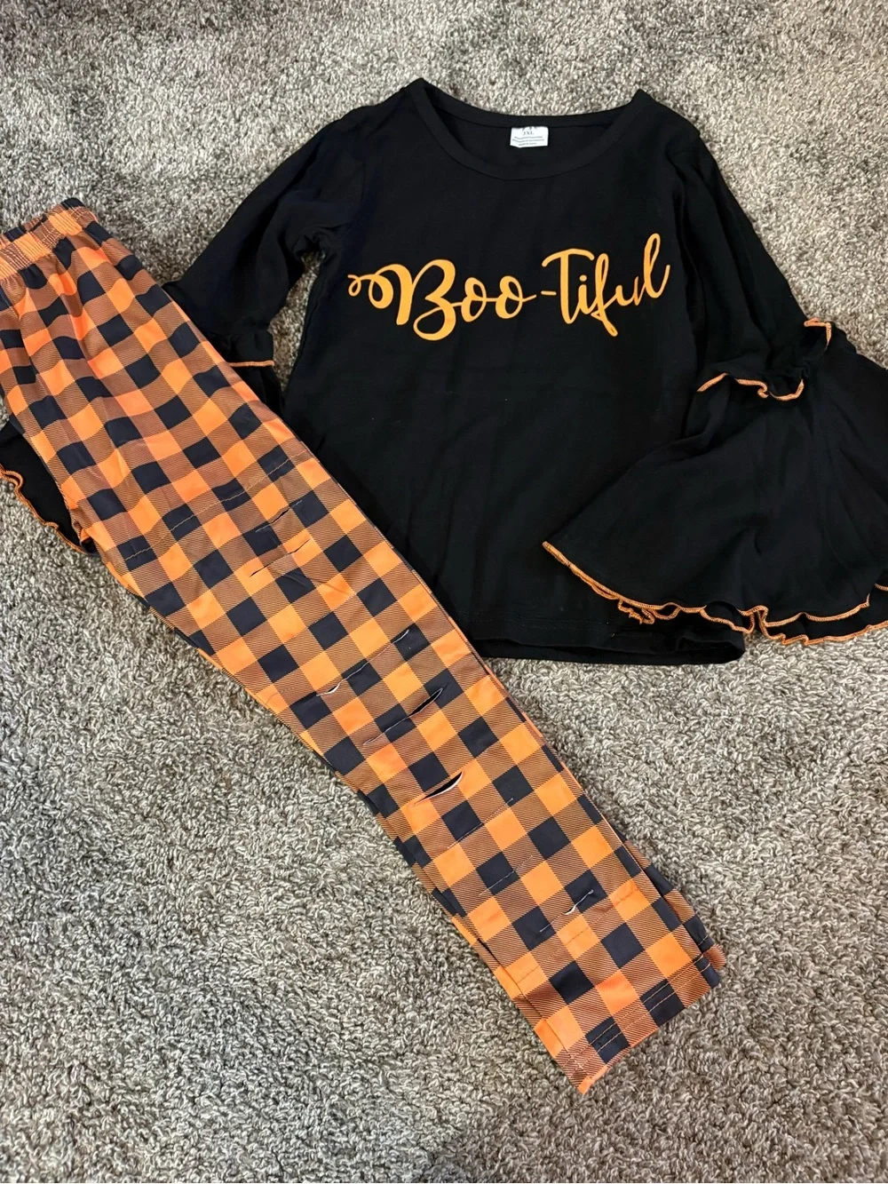 Boo-tiful Black & Orange Halloween Set